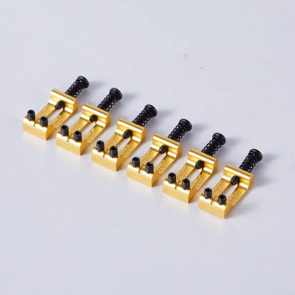 Guyker 10.5mm-10.8mm Tremolo Bridge Bent Brass Saddles