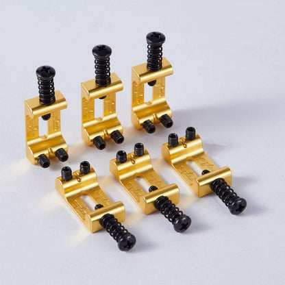 Guyker 10.5mm-10.8mm Tremolo Bridge Bent Brass Saddles