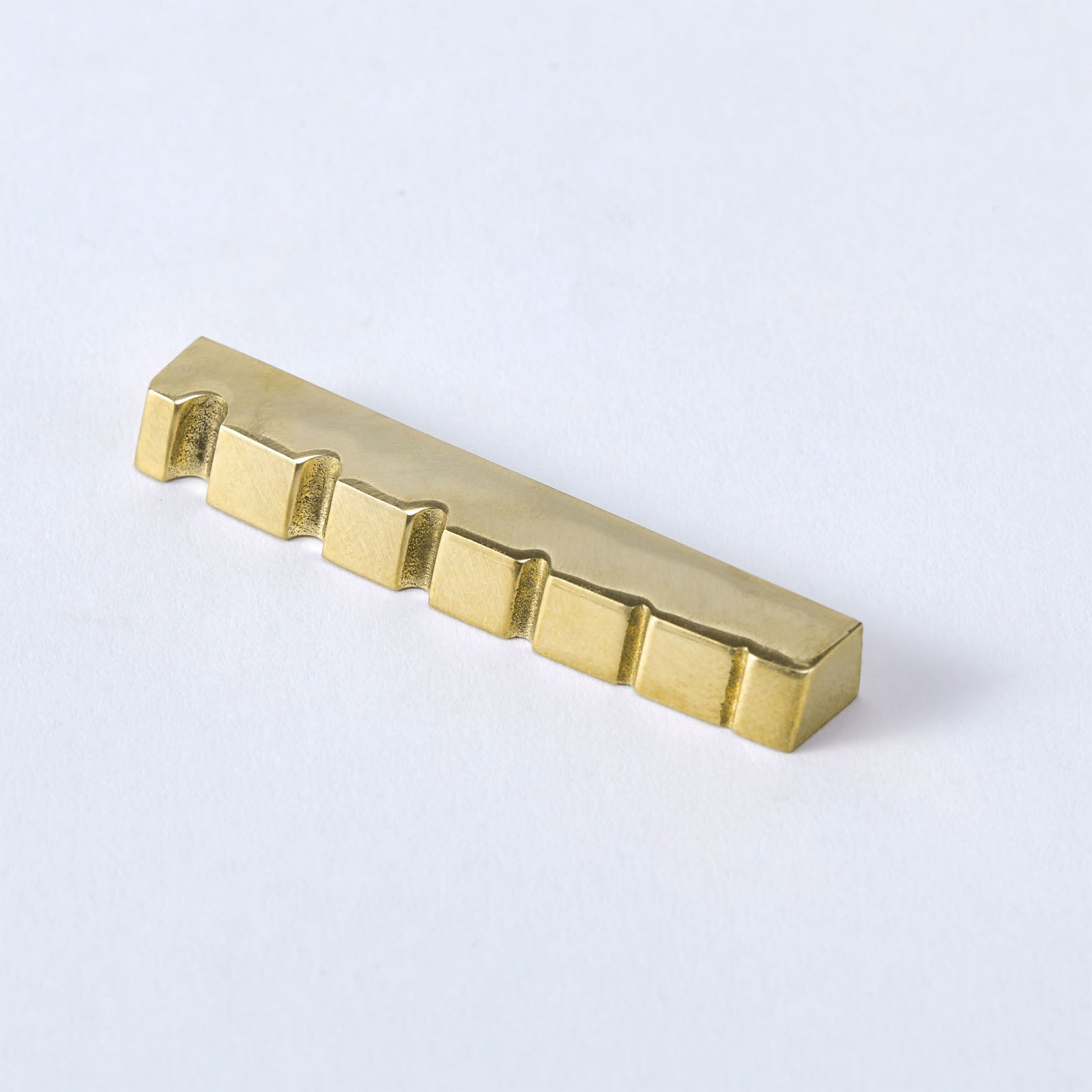 Guyker Slotted Brass Bass Nut for Electric Bass Guitar - Size 54*6mm