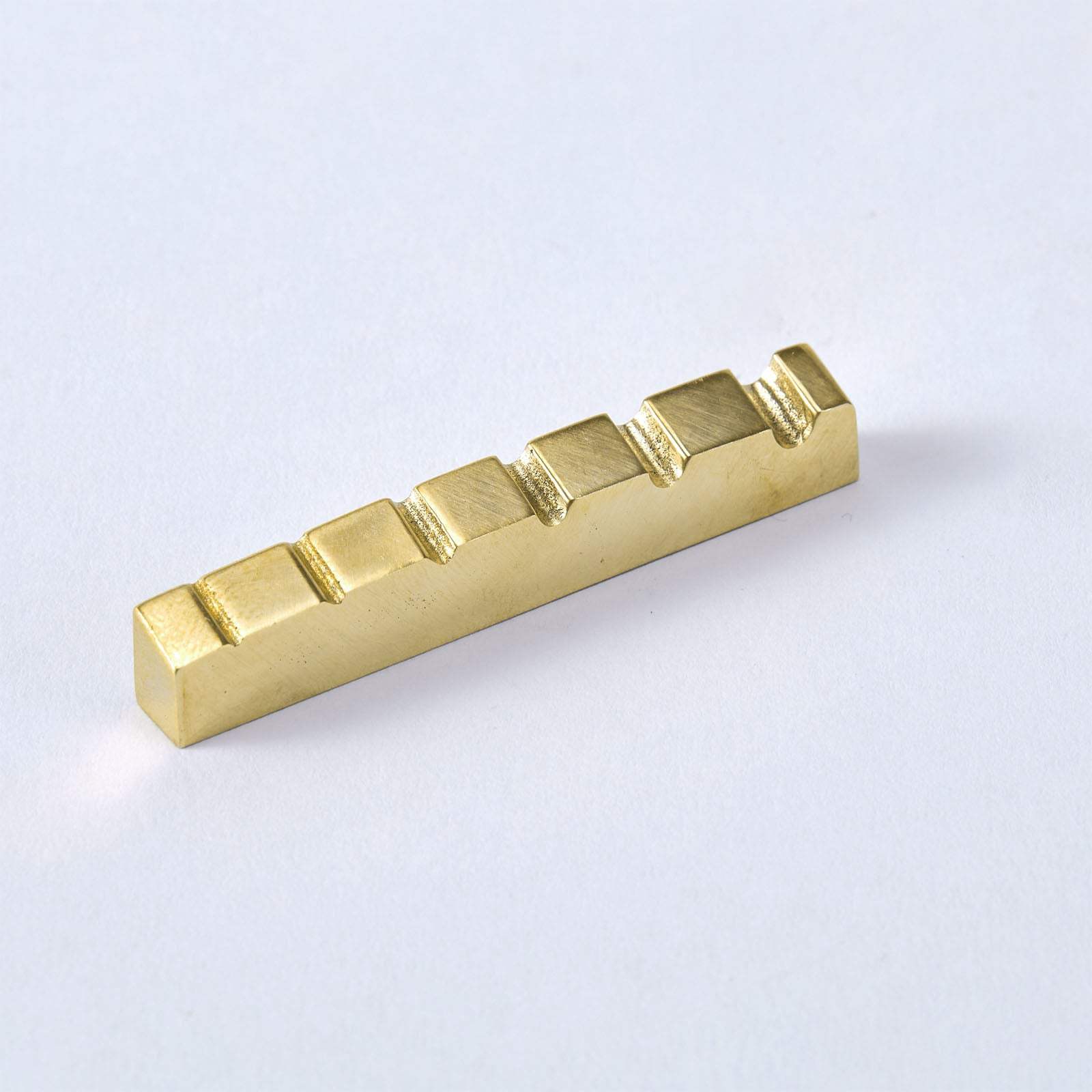 Guyker Slotted Brass Bass Nut for Electric Bass Guitar - Size 54*6mm
