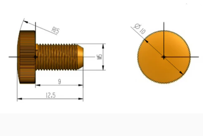 Guyker FR-005 Starburst Pattern Saddle Fine Tuning Screws Set for Floyd Rose Tremolo