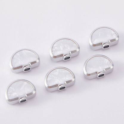 P04 Botones de afinación en forma de concha blanca Guyker para afinadores 3R3L