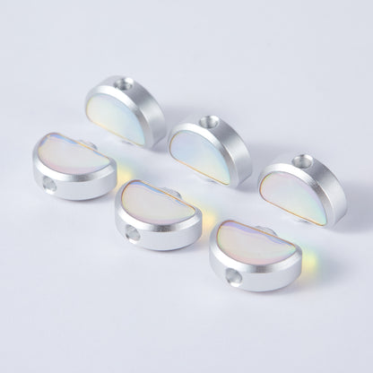 P05 Guyker White Tuner Buttons for Guitar for 3R3L Tuners