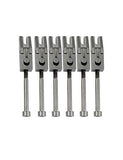 Guyker Titanium alloy Tremolo Bridge Saddles - Guitar Locking String Saddles Genuine Replacement Compatible with Floyd Rose FR Titanium Tremolo System