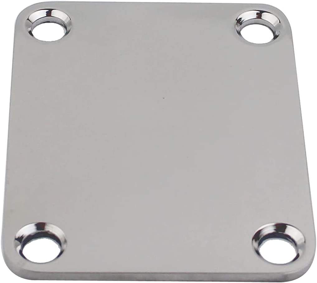 Guyker Titanium Alloy Electric Guitar Bass Neck Plate, Neck Joint Plate, NeckPlate Replacement Part - Guyker