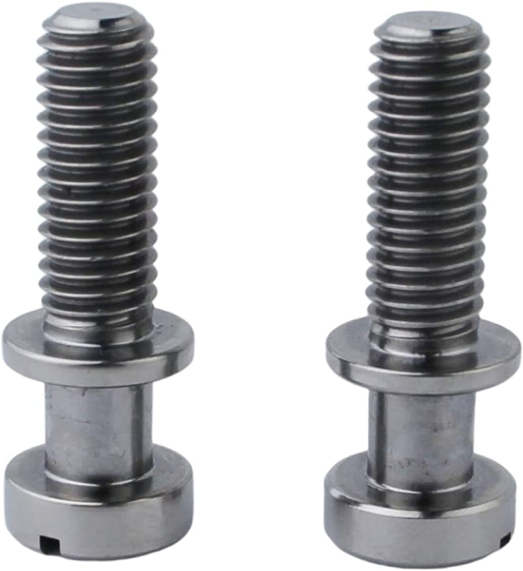 Guyker Tune-O-Matic Bridge Tailpiece Stud Core Titanium Alloy Screws Compatible with EPI Electric Guitar (2 Piece)