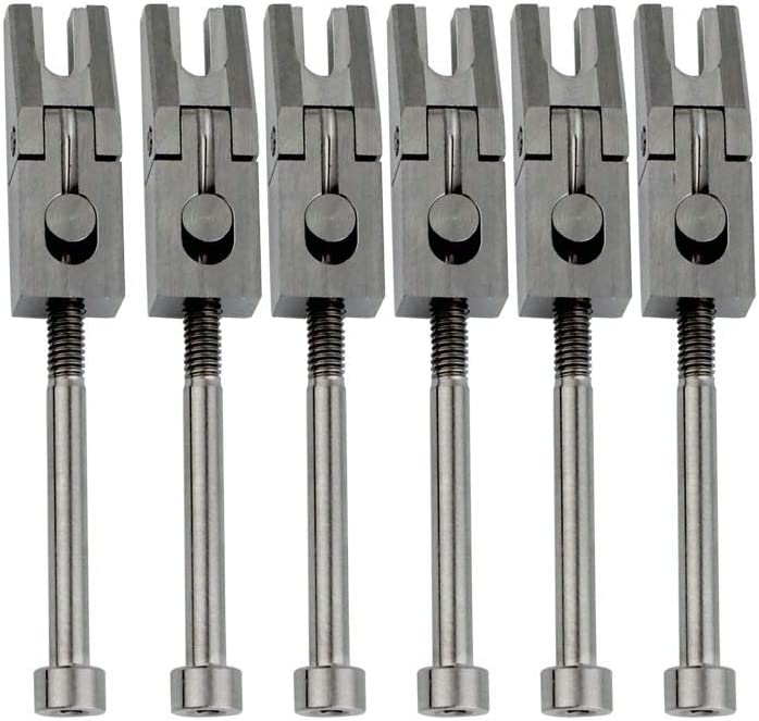 Guyker Titanium alloy Tremolo Bridge Saddles - Guitar Locking String Saddles Genuine Replacement Compatible with Floyd Rose FR Titanium Tremolo System