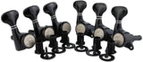 Guyker 6Pcs Guitar Locking Tuners (3L + 3R Handed) – 1:18 Ratio Lock String Tuning Key Pegs Machine Heads Set Replacement for LP, SG, TL Style Electric, Folk or Acoustic Guitars – Chrome