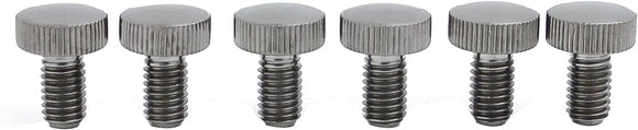 Guyker 6Pcs Titanium Alloy Mounting Screws - Saddle Intonation & Locking String Clamp Screws Set Compatible with FR Floyd Rose Tremolo System Electric Guitar