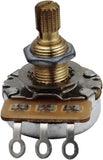 Guyker A250K Brass Split Shaft Potentiometer For Electric Guitar Bass - 1 Piece