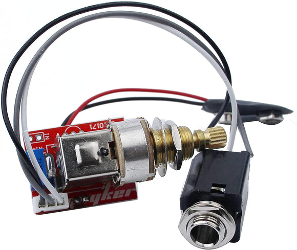 Guyker Potentiometer PREAMP Dynamic Booster for Electric Guitar Accessories, Lever Switch