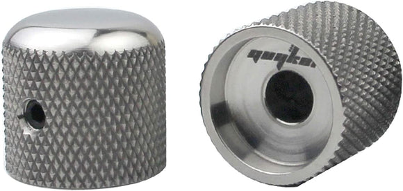 Guyker Titanium Alloy Potentiometer Control Knobs with 6mm(0.24”) Dia. Shaft Pot - High Grade Knurled Volume Tuning Audio Knob Replacement for Electric Guitar or Precision Bass - CNC Machined