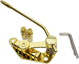 Guyker Tune-O-Matic Style Electric Guitar Bridge Stop Bar Tailpiece Tremolo Compatible with LP SG Guitars Gold