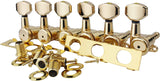 Guyker Guitar Locking Tuners (6 for Right) - 1:18 Lock String Tuning Key Pegs Machine Head with Hexagonal Handle Replacement for ST TL SG LP Style Electric, Folk or Acoustic Guitars, gold