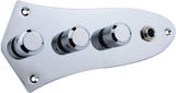 Guyker BJB Preamp/Tone Control with Gain for JB Bass (With Jazz Bass Control Plate and Control Knobs)