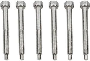 Guyker 6 Pcs String Lock Screws, 3 Pcs Locking Nut Screws and 6 Pcs Saddle Mounting Screws for FR Tremolo System Bridge Electric Guitar