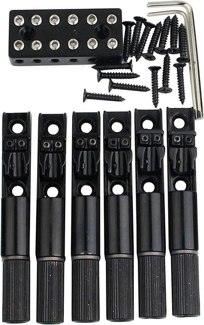 Guyker Headless Bass Bridge Adjustable 4-String Locking WB004