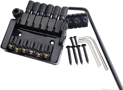 Headless Guitar Tremolo Bridge – 6-String Roller Zinc Alloy | Guyker