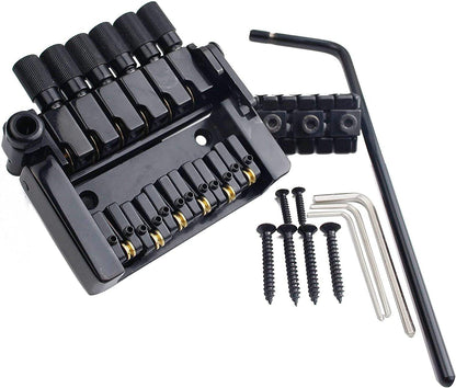 Headless Guitar Tremolo Bridge – 6-String Roller Zinc Alloy | Guyker